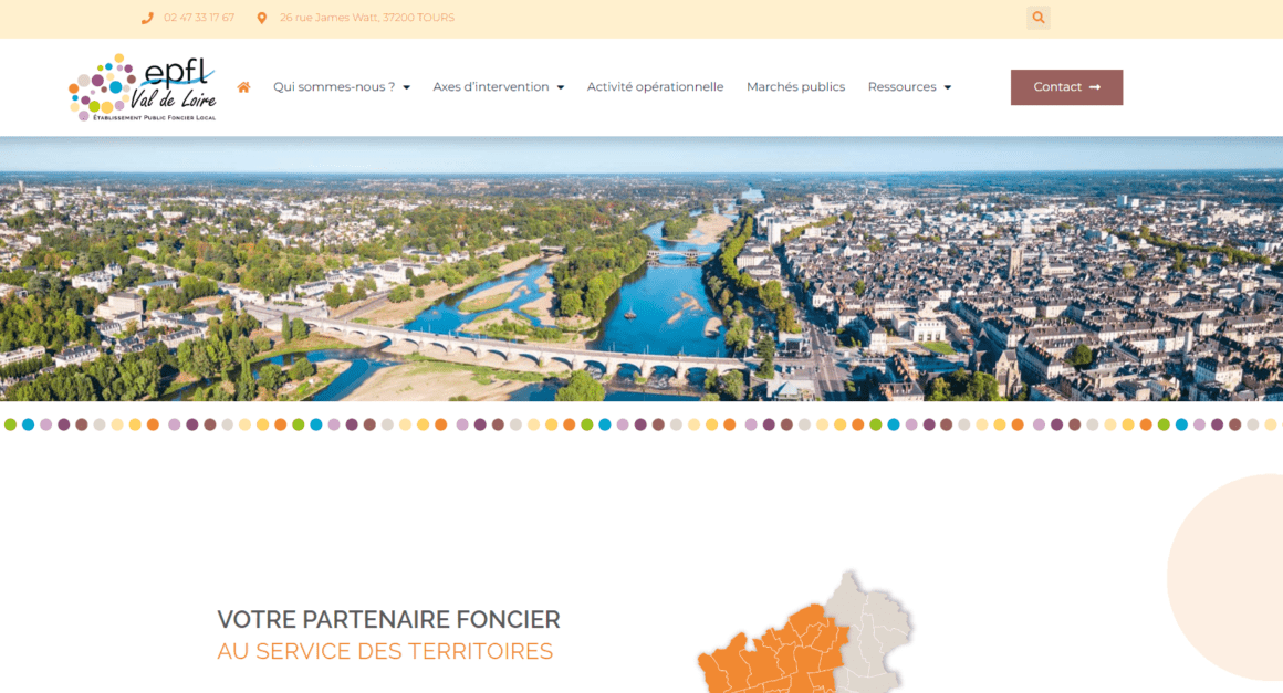 L’EPFL du Val-de-Loire met en ligne son site internet