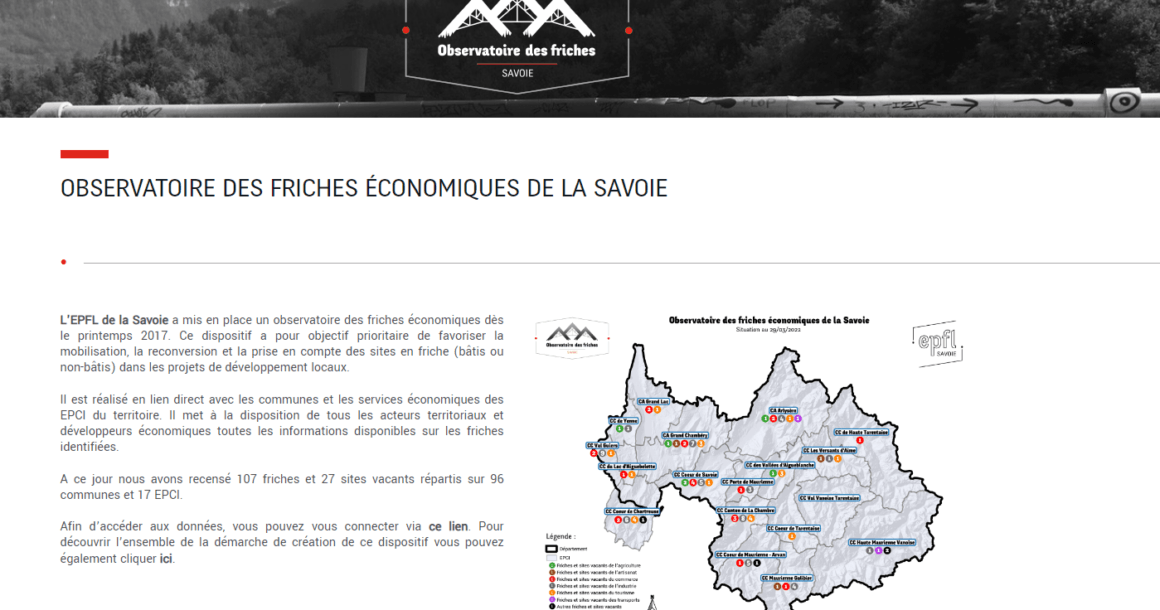 L’observatoire des friches de l’EPFL Savoie fait peau neuve L’observatoire des friches de l’EPFL Savoie fait peau neuve