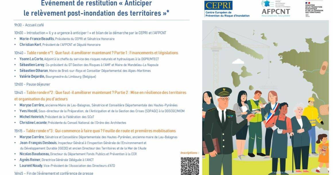 Travaux du Centre Européen de Prévention du Risque Inondation (CEPRI)