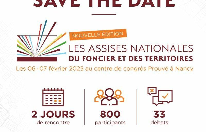 Intervention d’Arnaud PORTIER aux Assises Nationales du Foncier et des Territoires