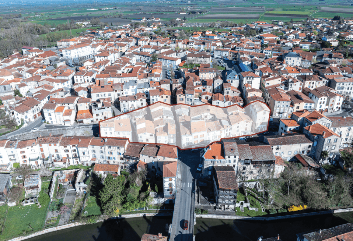 A Maringues, l’EPF Auvergne engagé pour redonner vie à un îlot dégradé du centre-bourg