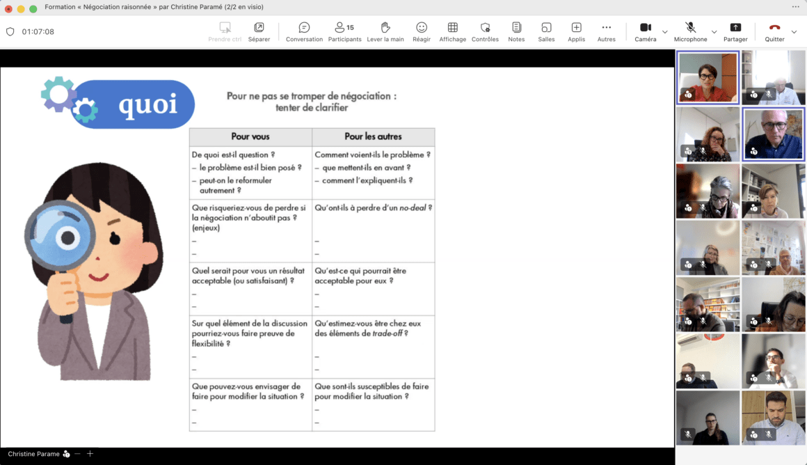 Formation des directeurs d’EPFL à la négociation raisonnée Formation des directeurs d’EPFL à la négociation raisonnée