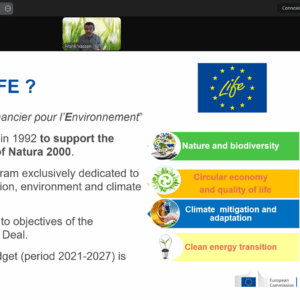 Participation au webinaire européen sur le programme LIFE