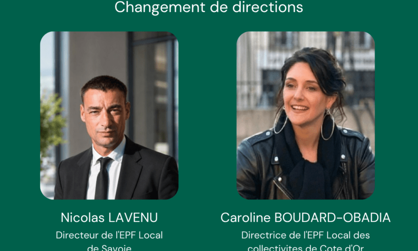 Deux nouveaux visages à la direction des EPF Locaux